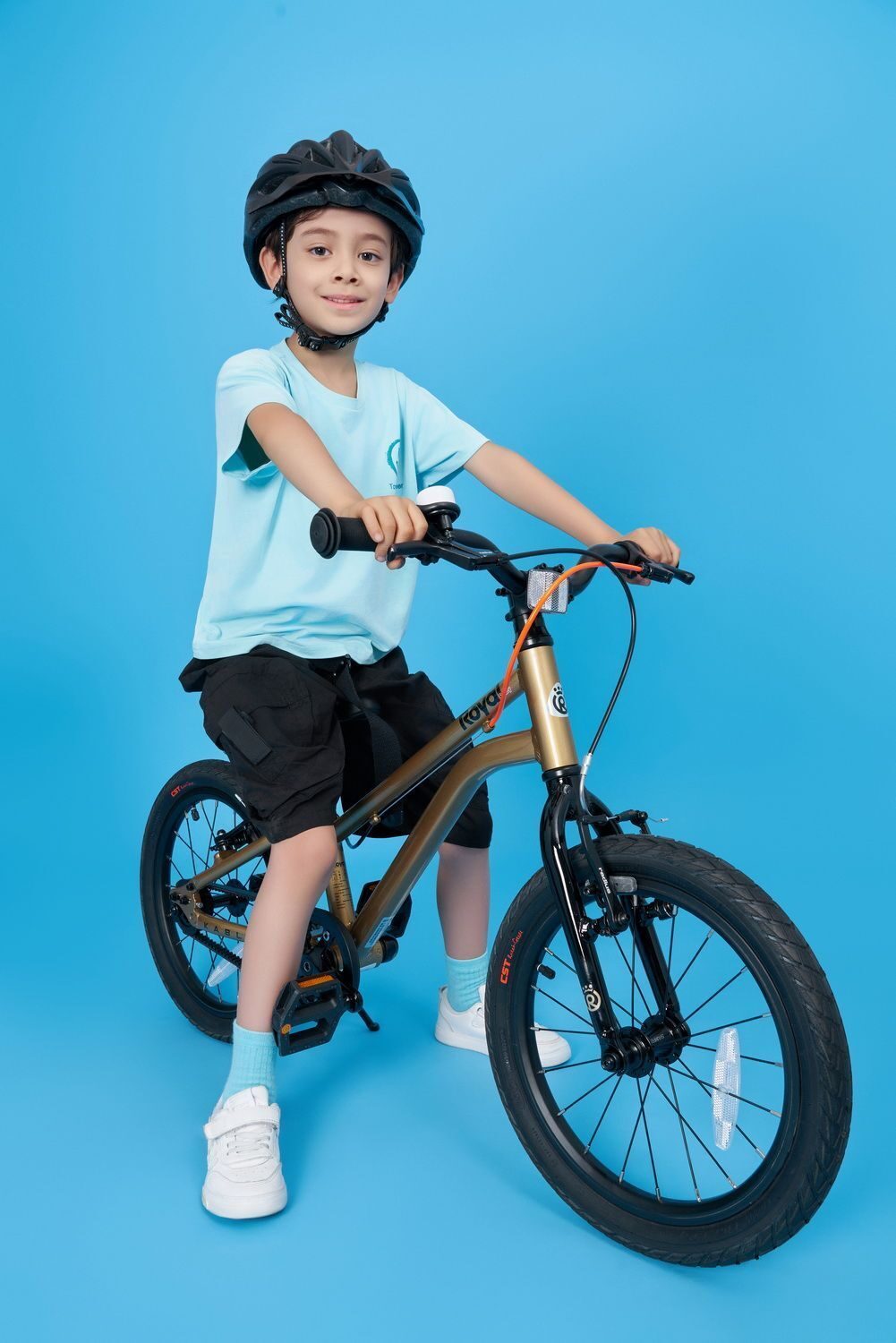 bicicleta royal baby kable belt 16 golden 7