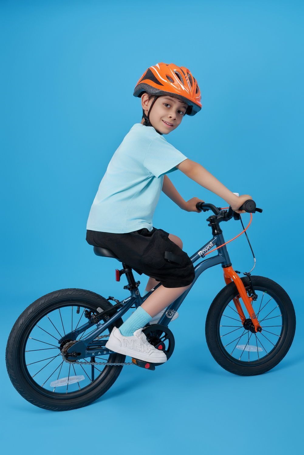 bicicleta royal baby kable ez 14 blue 7