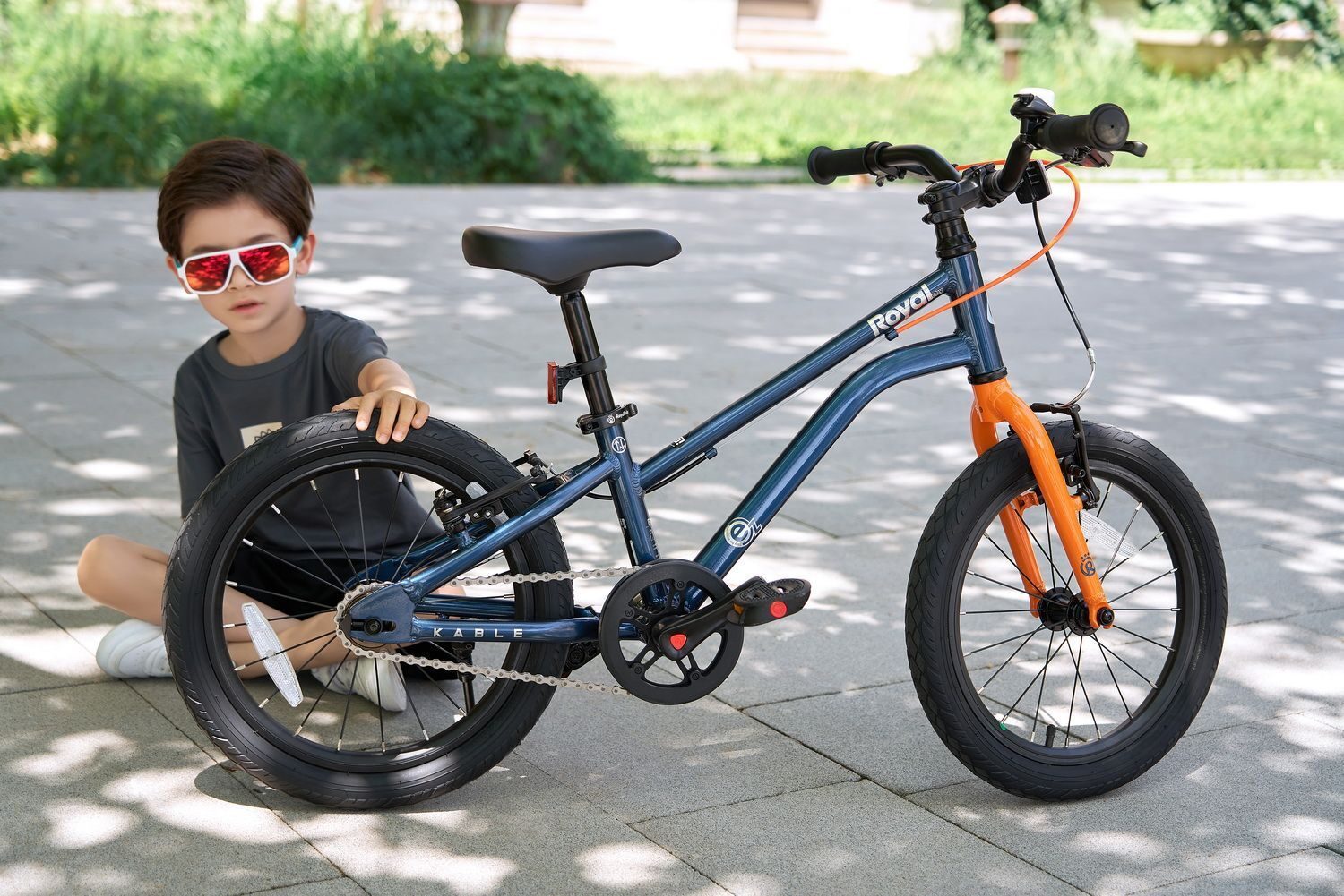 bicicleta royal baby kable ez 14 blue 8