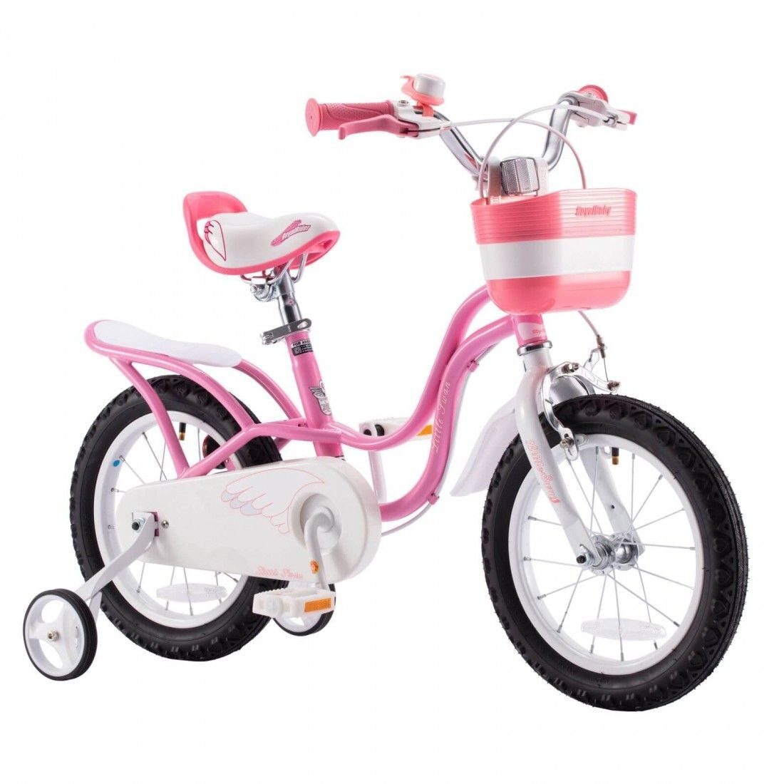 bicicleta royal baby little swan 12 pink