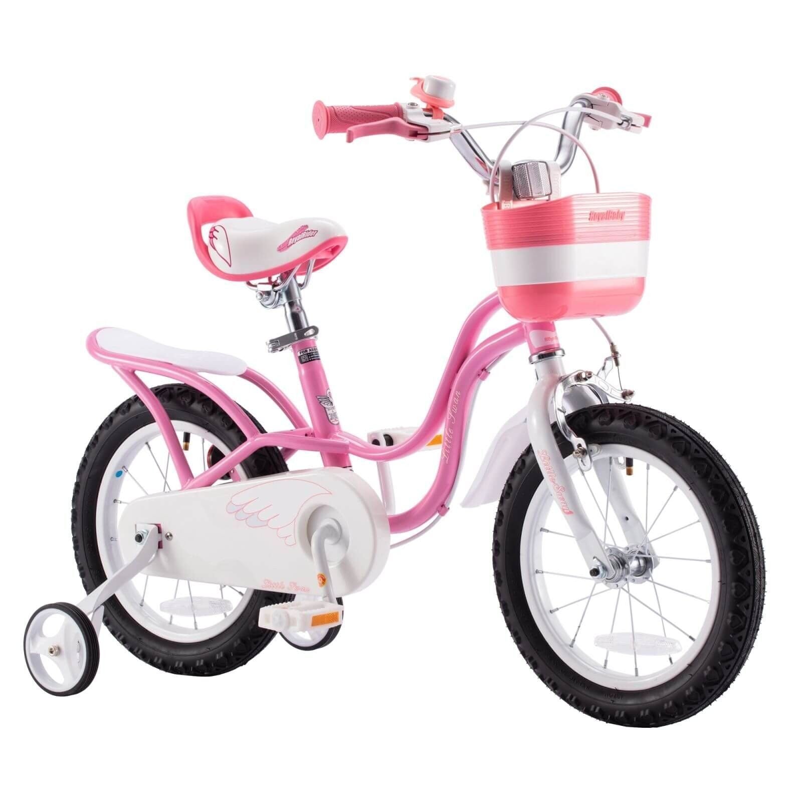 bicicleta royal baby little swan coaster brake 14 pink