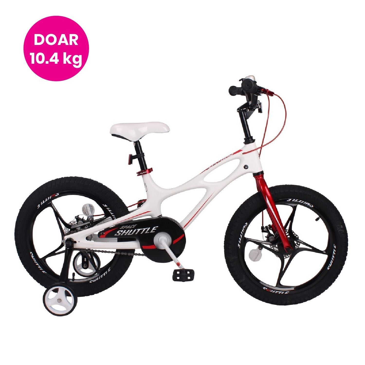 bicicleta royal baby space shuttle 18 white