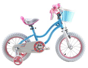 bicicleta royal baby star girl 12 blue