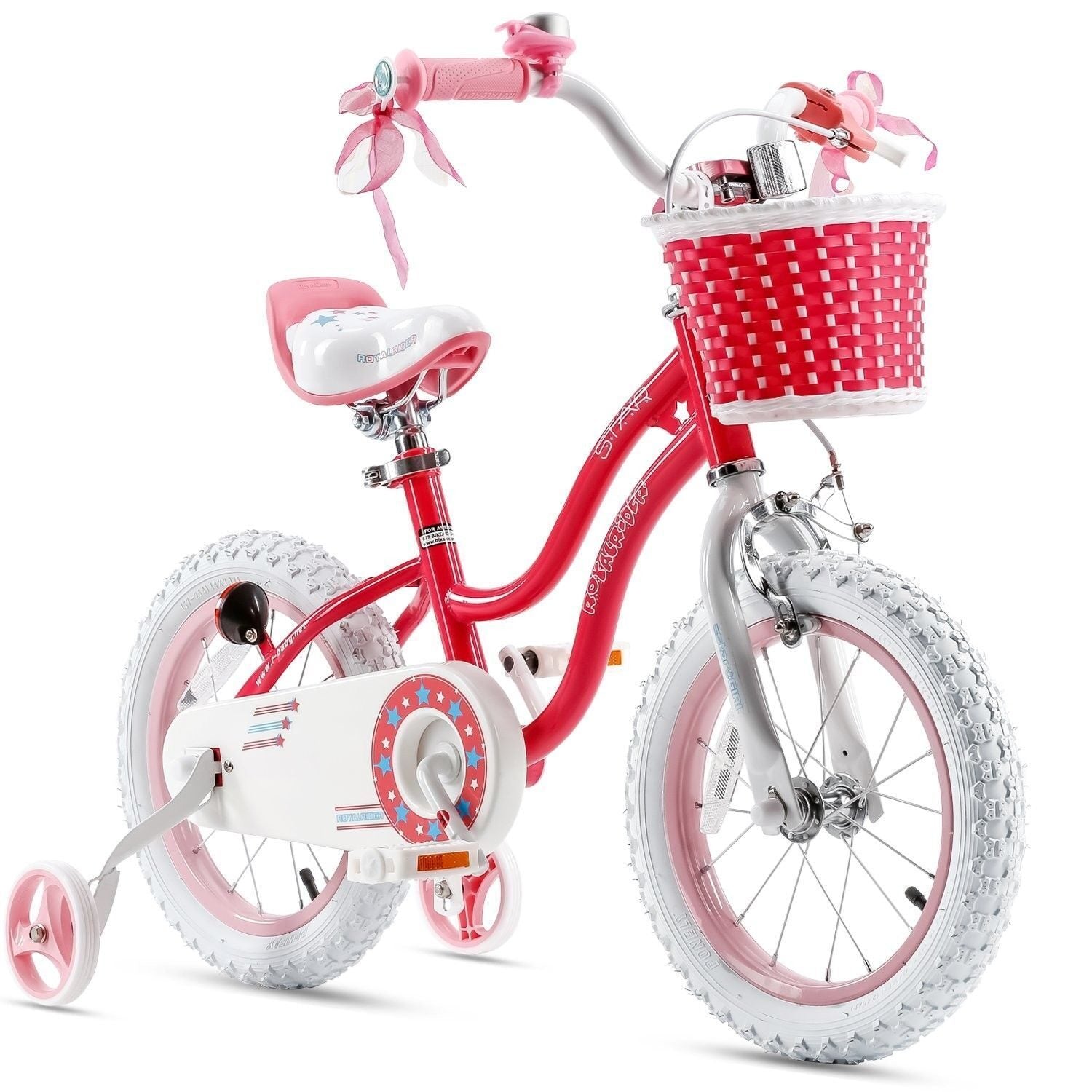 bicicleta royal baby star girl 12 pink