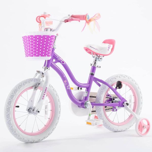 Bicicleta Royal Baby Star Girl 16 Purple