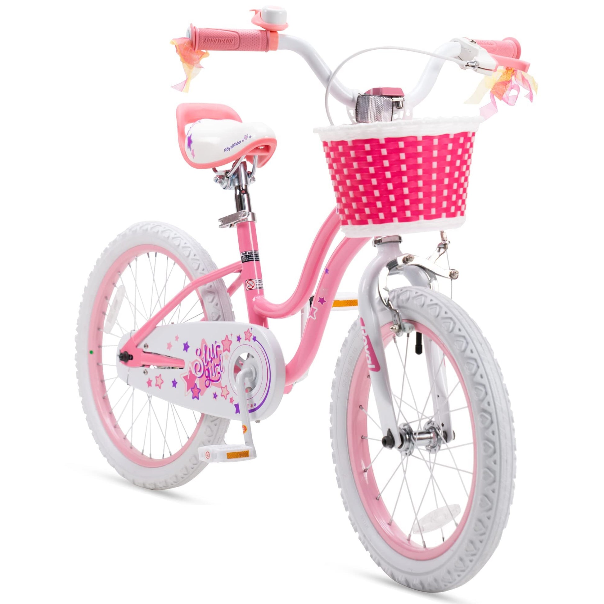 bicicleta royal baby star girl 18 pink