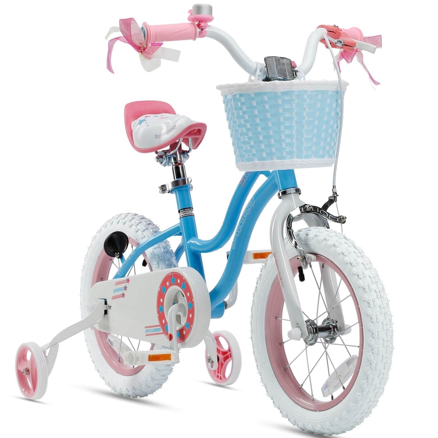 bicicleta royal baby star girl coaster brake 16 blue