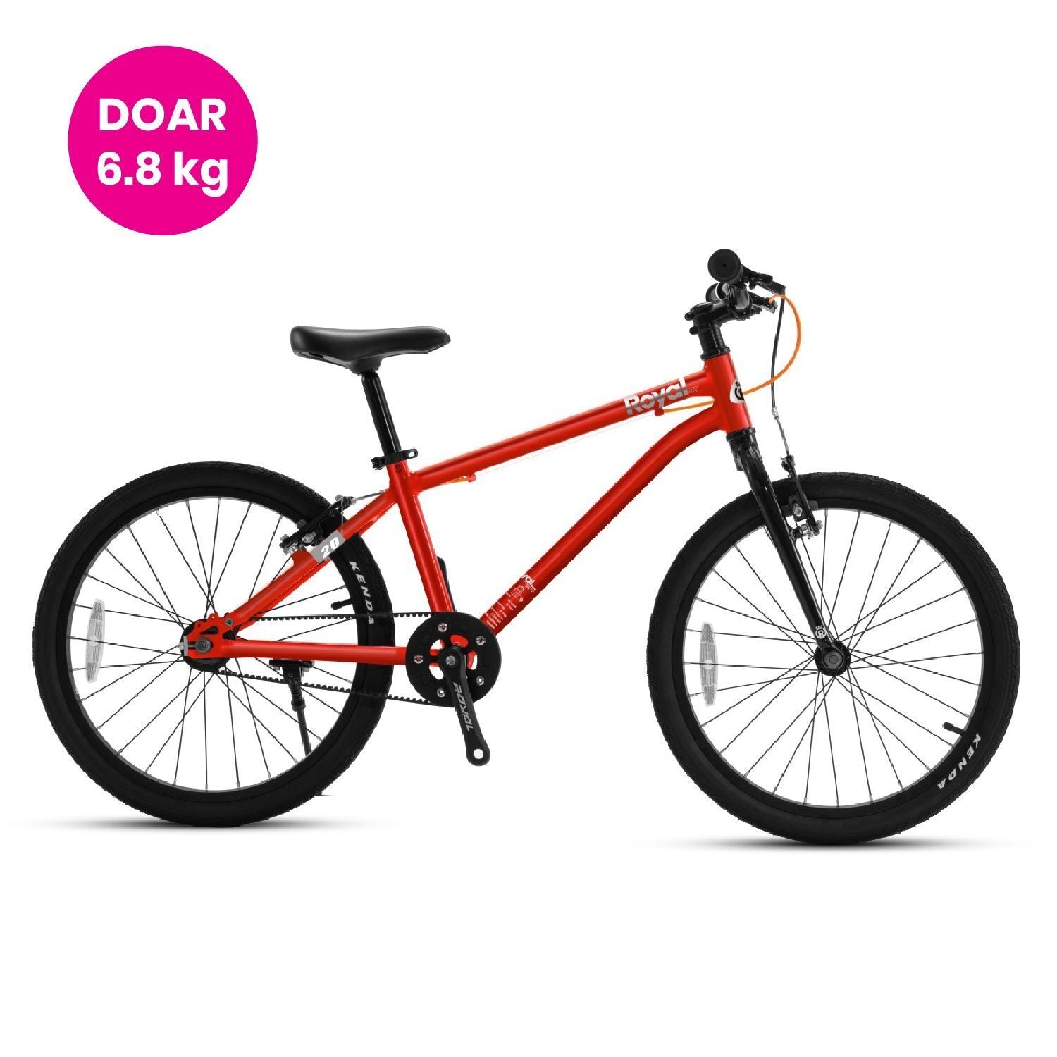 bicicleta royal baby x7 20 belt red