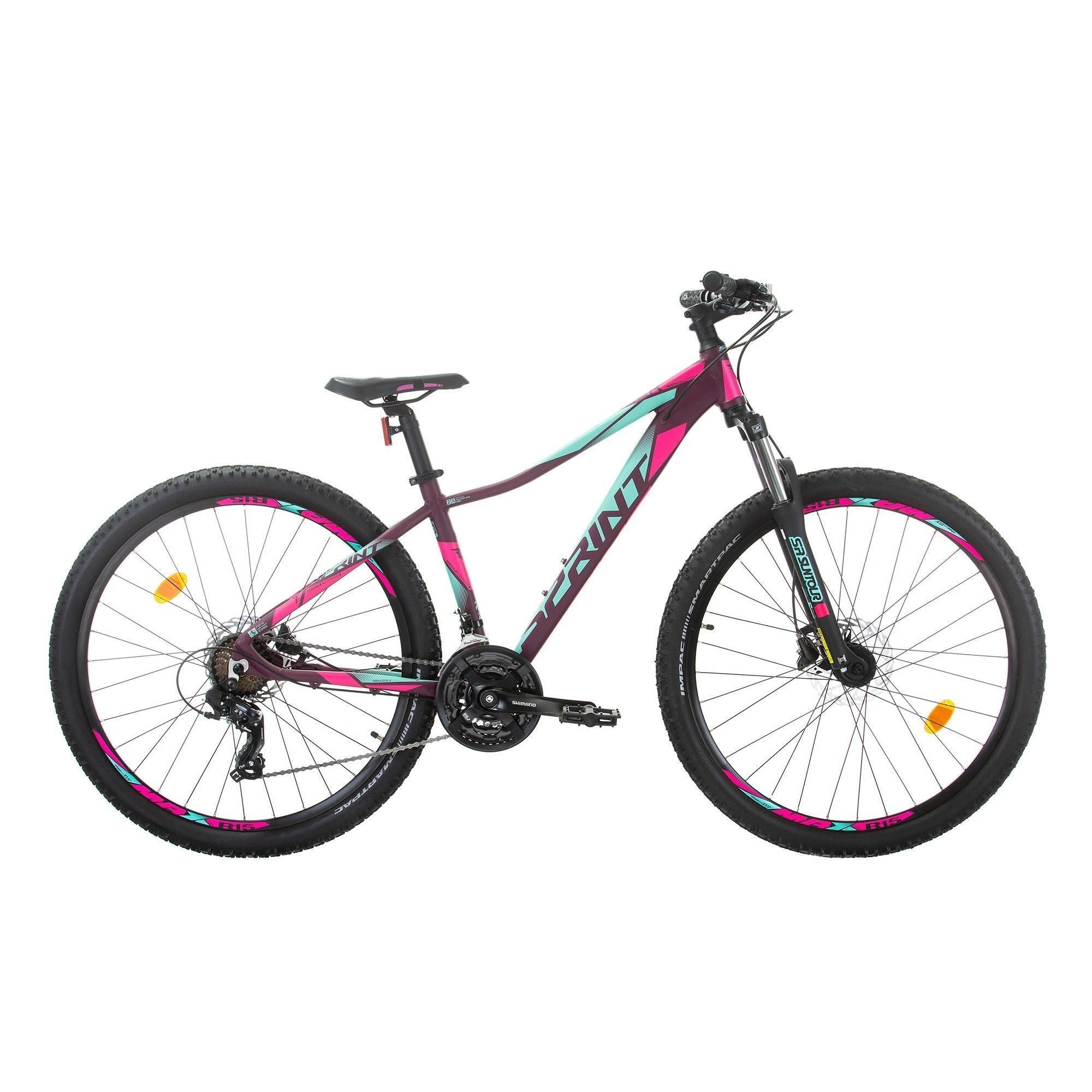 bicicleta sprint maverick lady 275 violet 480mm
