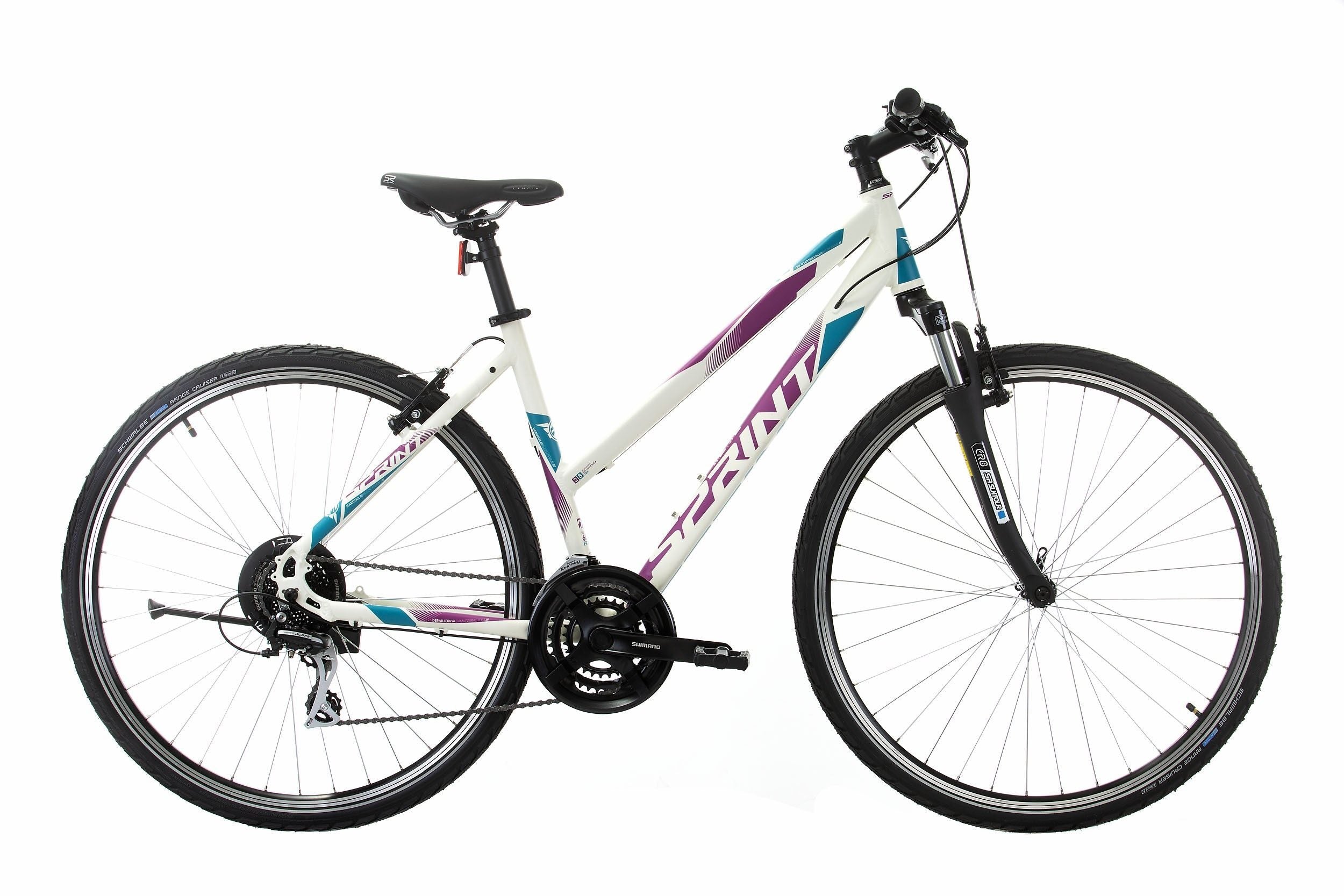 bicicleta sprint sintero lady 28 alb 440mm