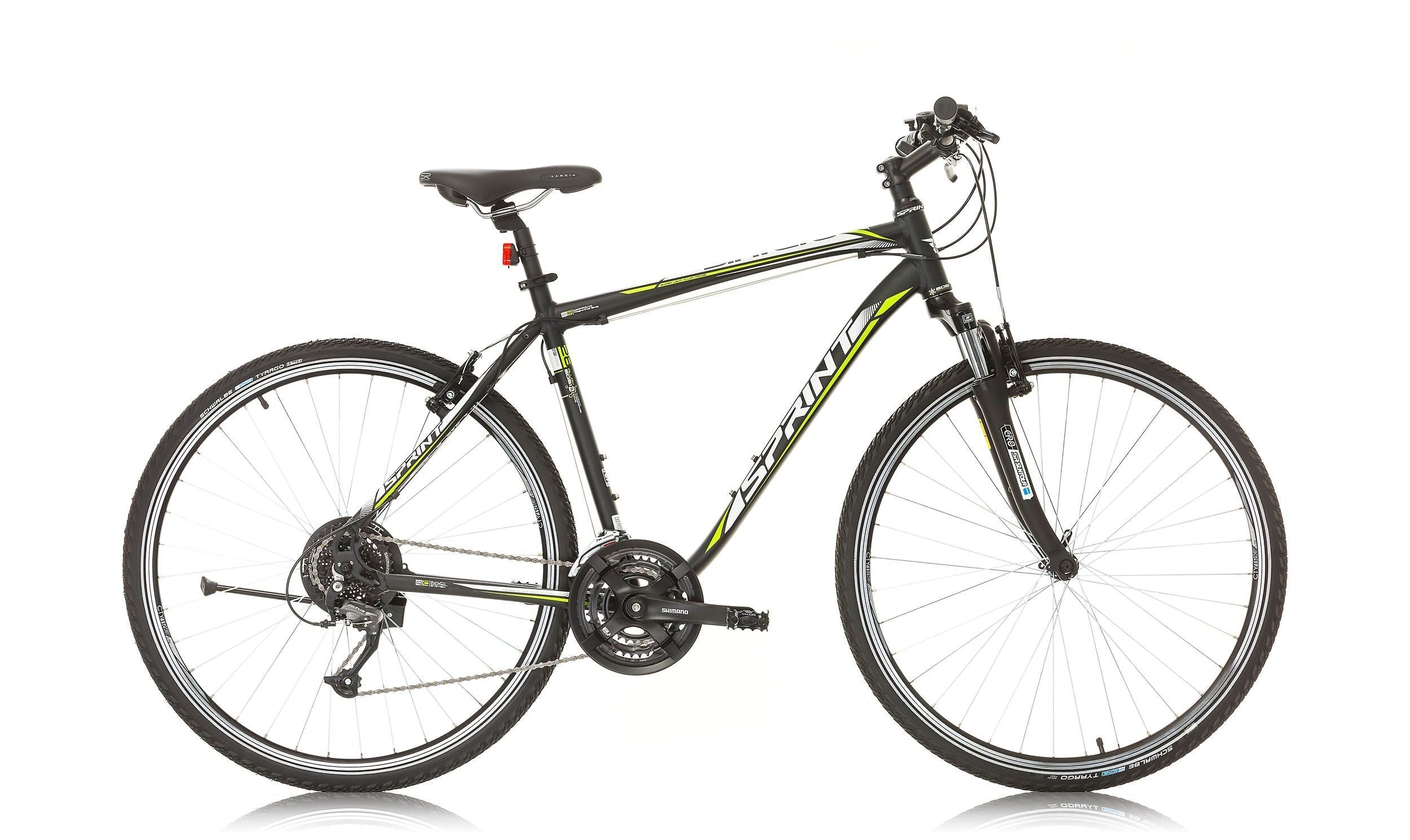 bicicleta sprint sintero man 28 negru mat 520mm