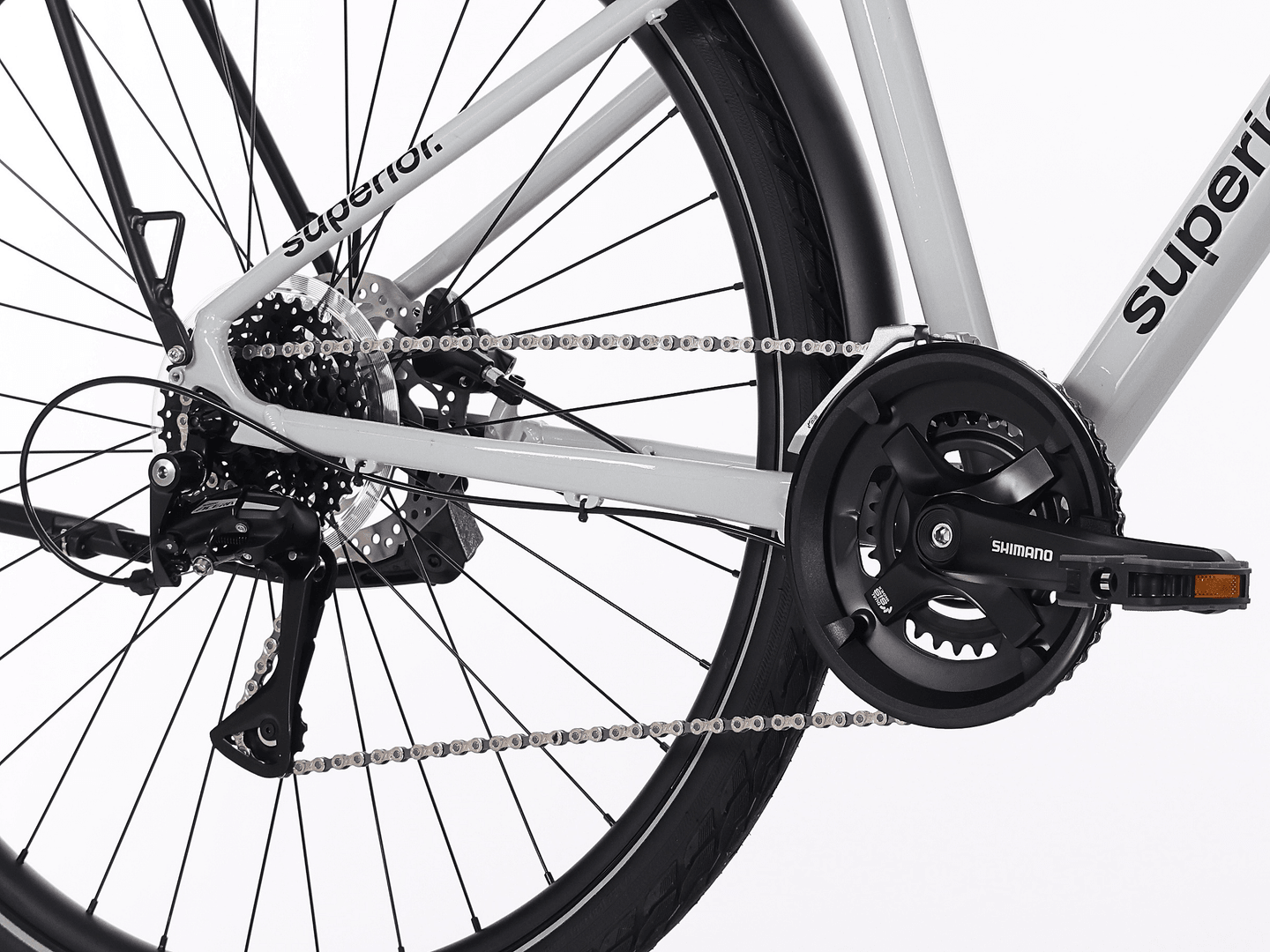 Bicicleta Superior BLOX 6.2 T 28 Gloss Grey 46cm - (M)