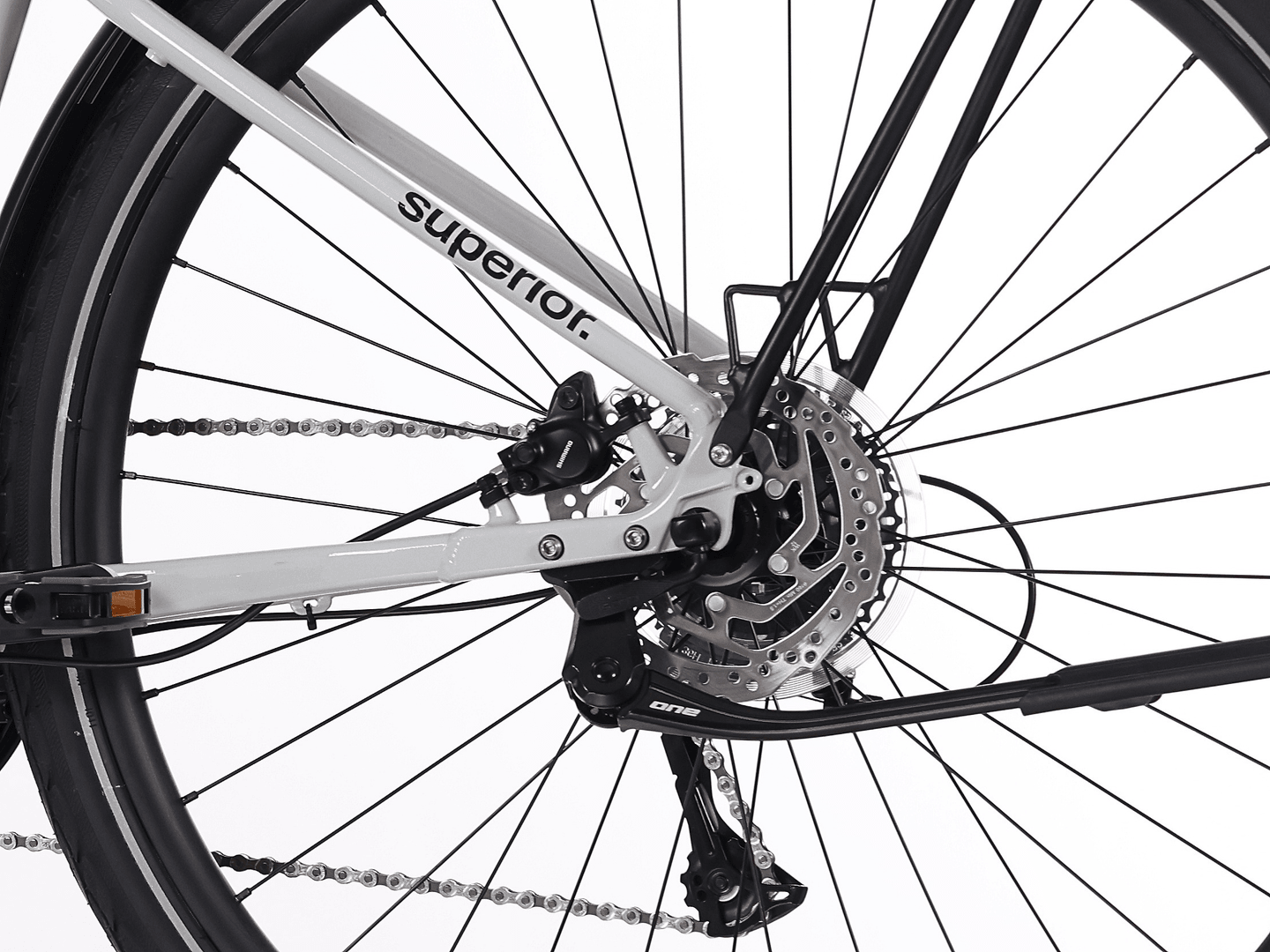 Bicicleta Superior BLOX 6.2 T 28 Gloss Grey 51cm - (L)