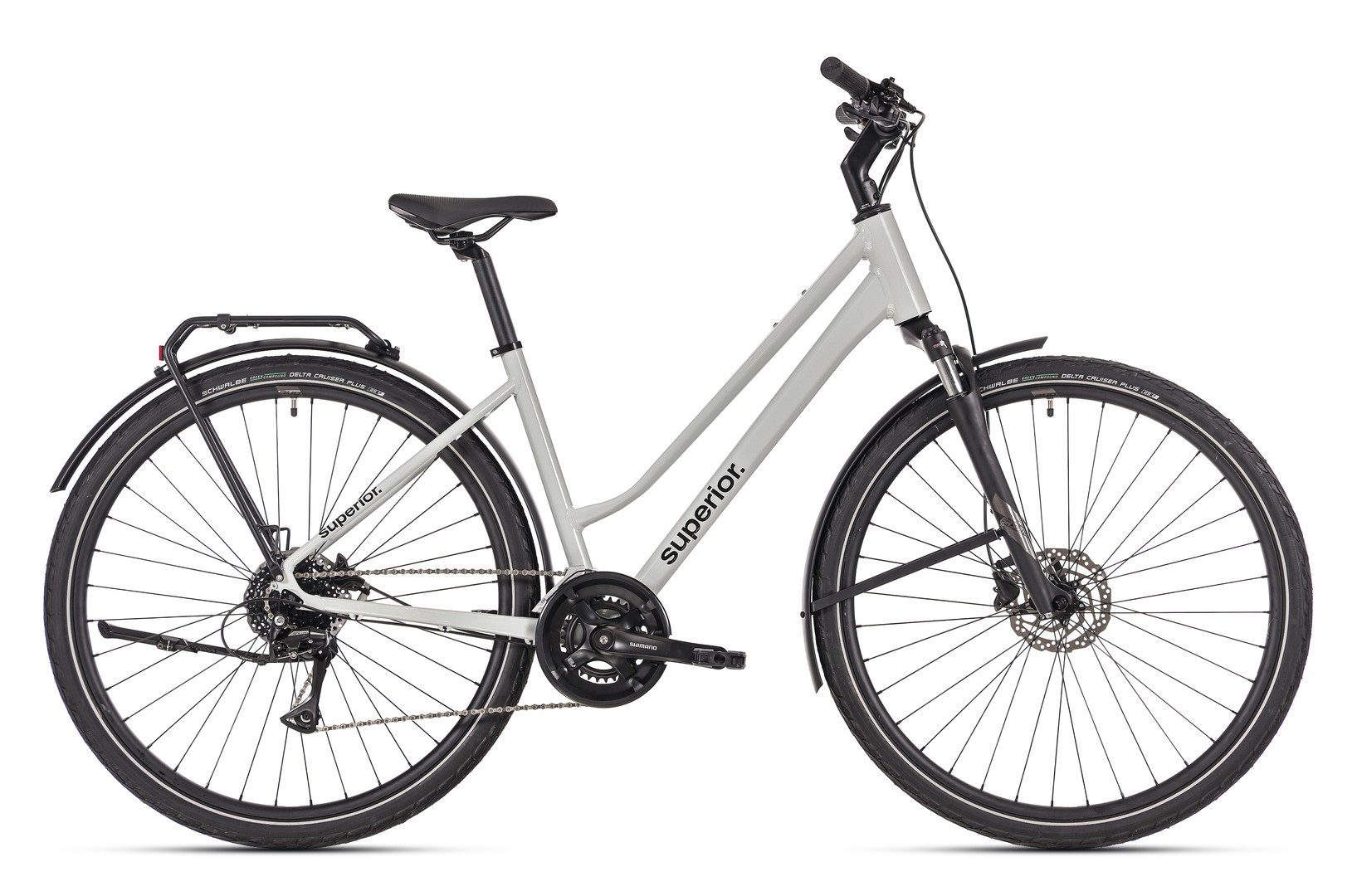 Bicicleta Superior BLOX 6.2 T MS 28 Gloss Grey 38cm - (S)