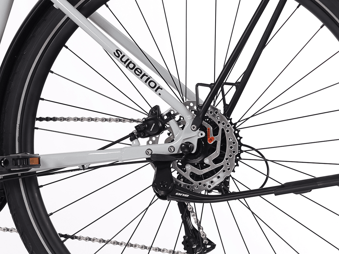 Bicicleta Superior BLOX 6.2 T MS 28 Gloss Grey 46cm - (M)