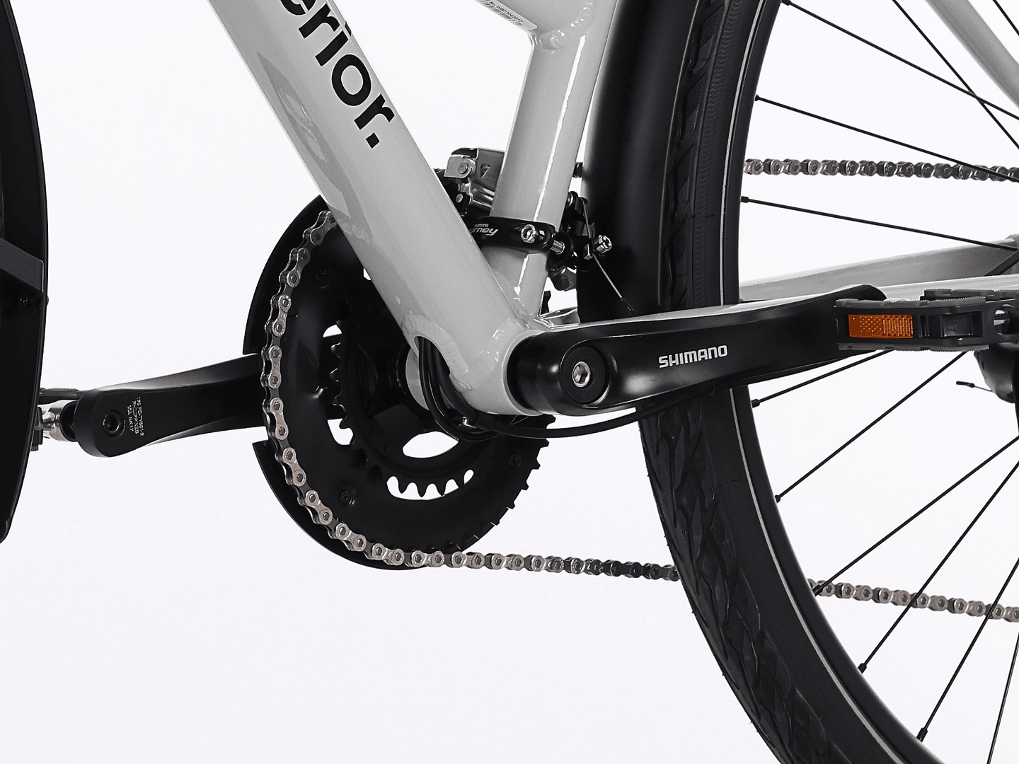 Bicicleta Superior BLOX 6.2 T MS 28 Gloss Grey 46cm - (M)
