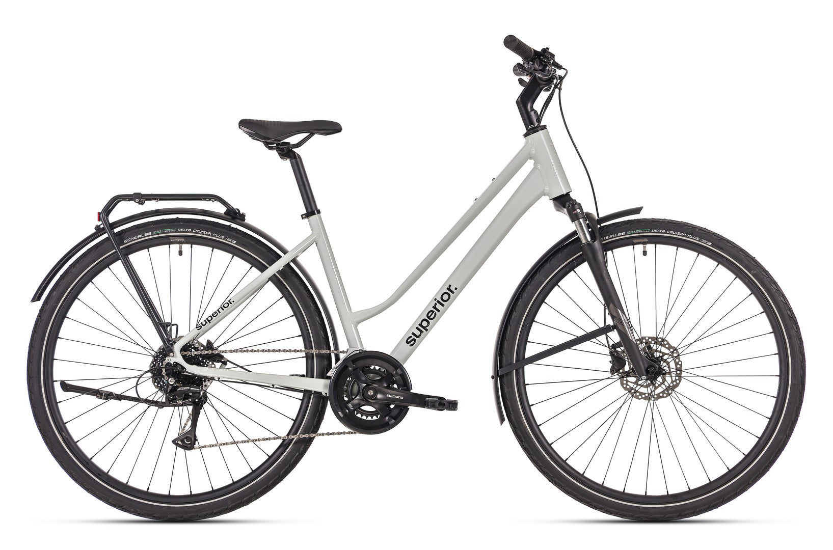Bicicleta Superior BLOX 6.2 T MS 28 Gloss Grey 46cm - (M)