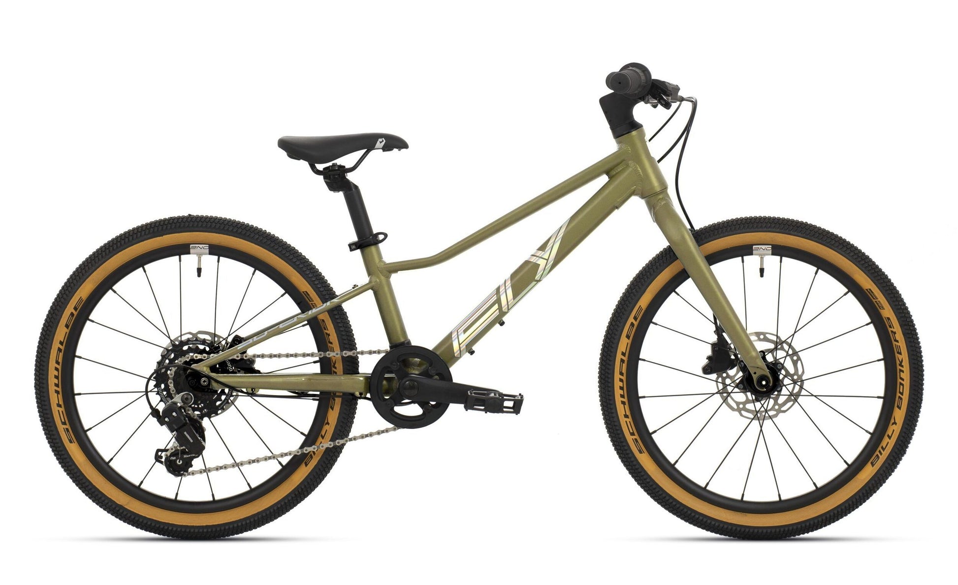bicicleta superior fly 20 matte olive metallic hologram chrome 1 scaled