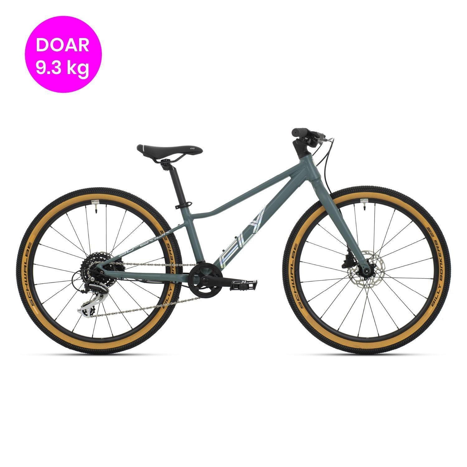 bicicleta superior fly 24 matte trooper green hologram chrome