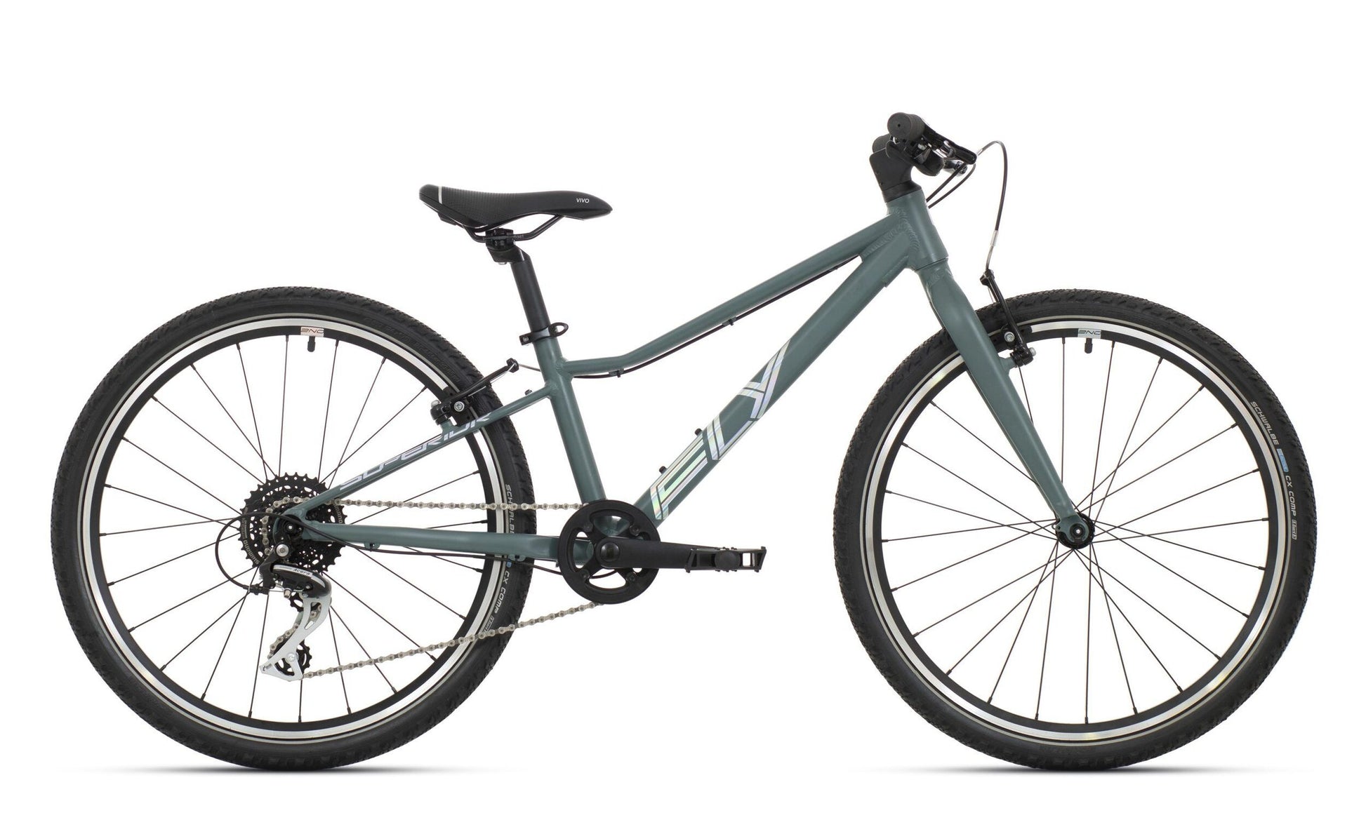 bicicleta superior fly 24 vb matte trooper green hologram chrome 1 scaled