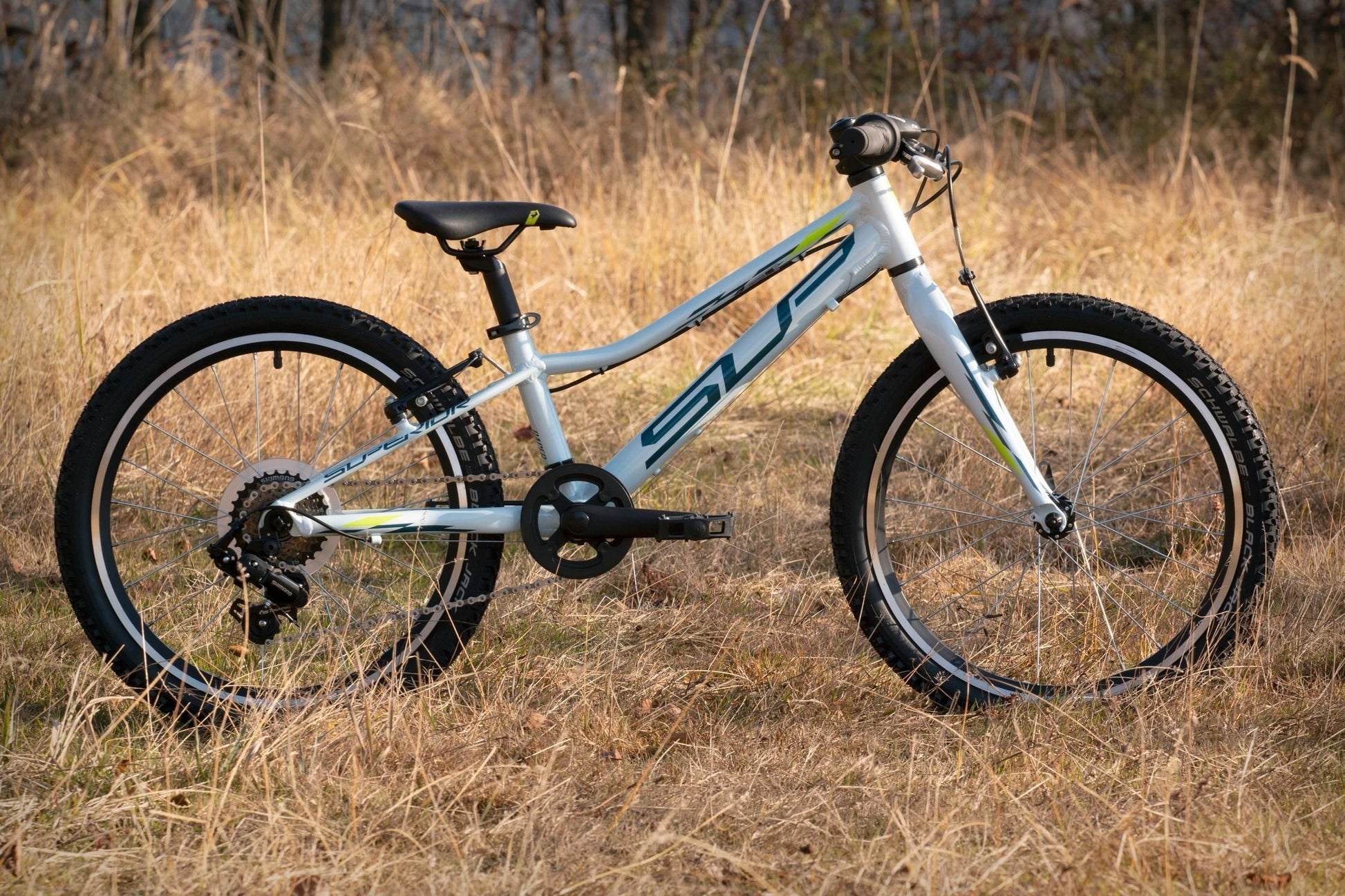bicicleta superior racer xc 20 gloss white blue neon yellow 1