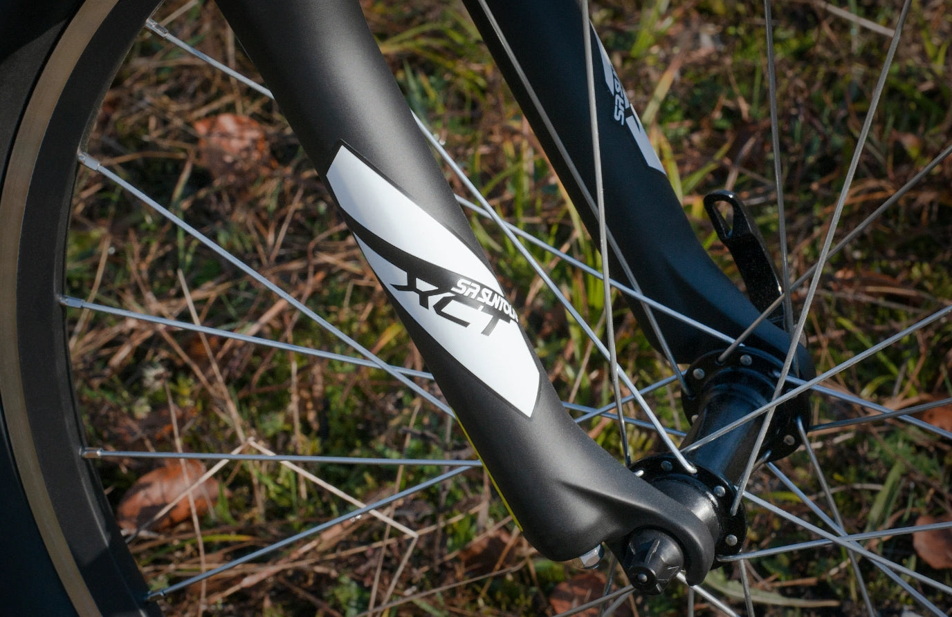 Bicicleta Superior Racer XC 24 Gloss White/Blue/Neon Yellow