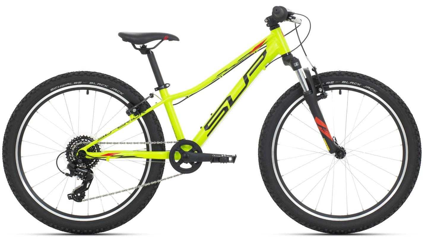Bicicleta Superior Racer XC 24 Matte Lime/Black/Red