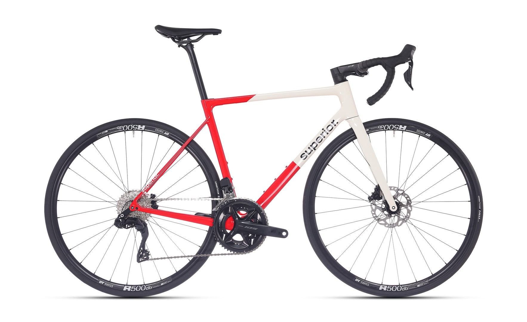 Bicicleta Superior RR 9.5 28 Gloss Red/White 54cm - (M)