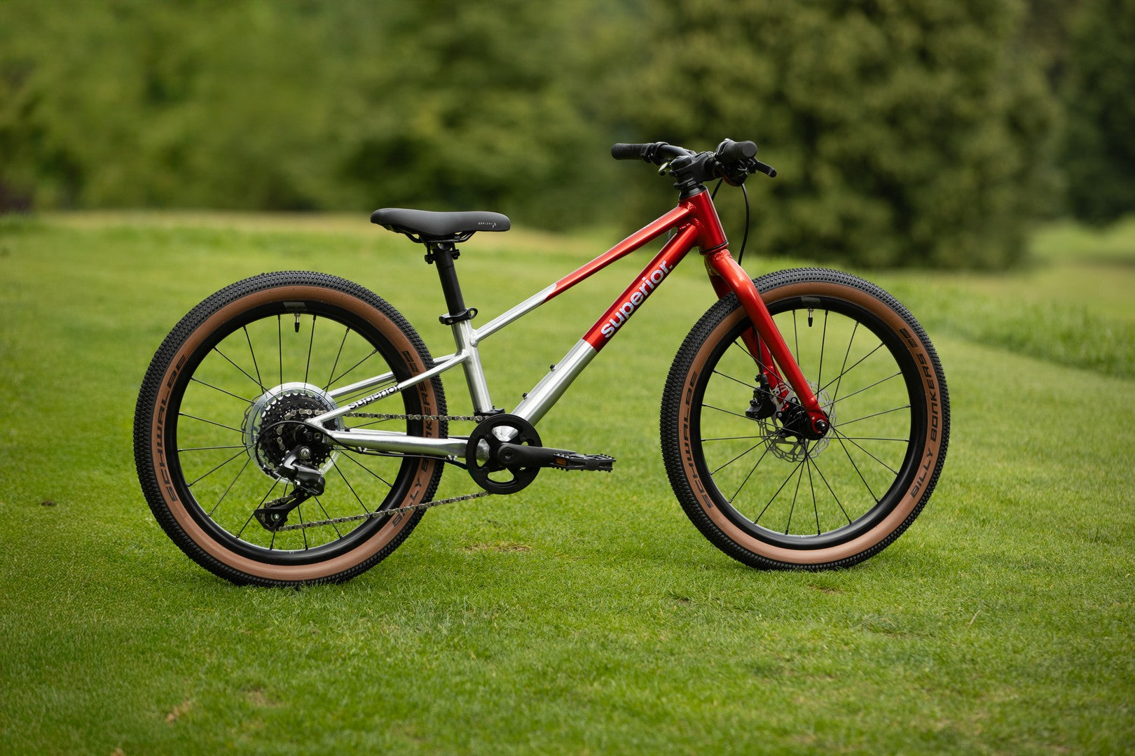 Bicicleta Superior TEAM 20 20 Gloss Brushed Alu/Red