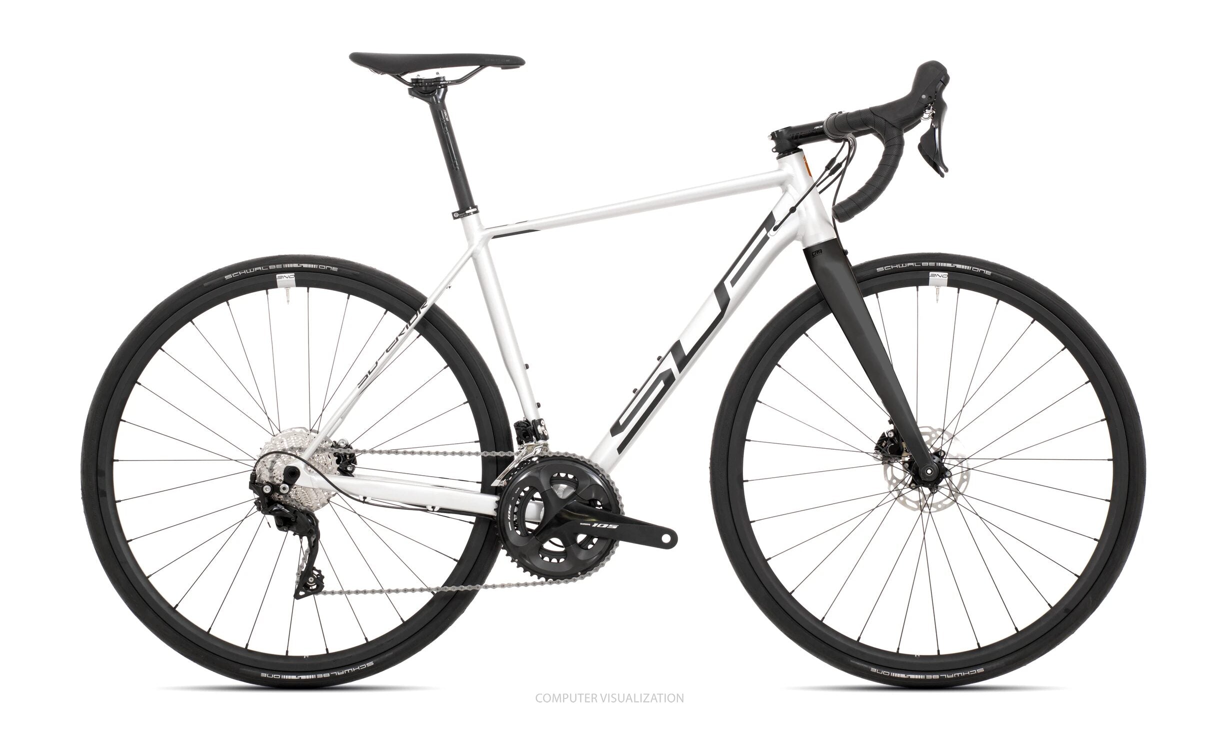 bicicleta superior x road issue gloss chrome 56cm l
