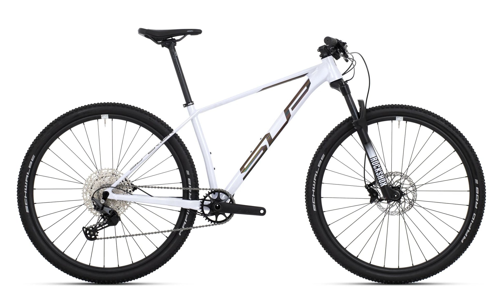bicicleta superior xp 909 29 gloss white hologram black red 190 l