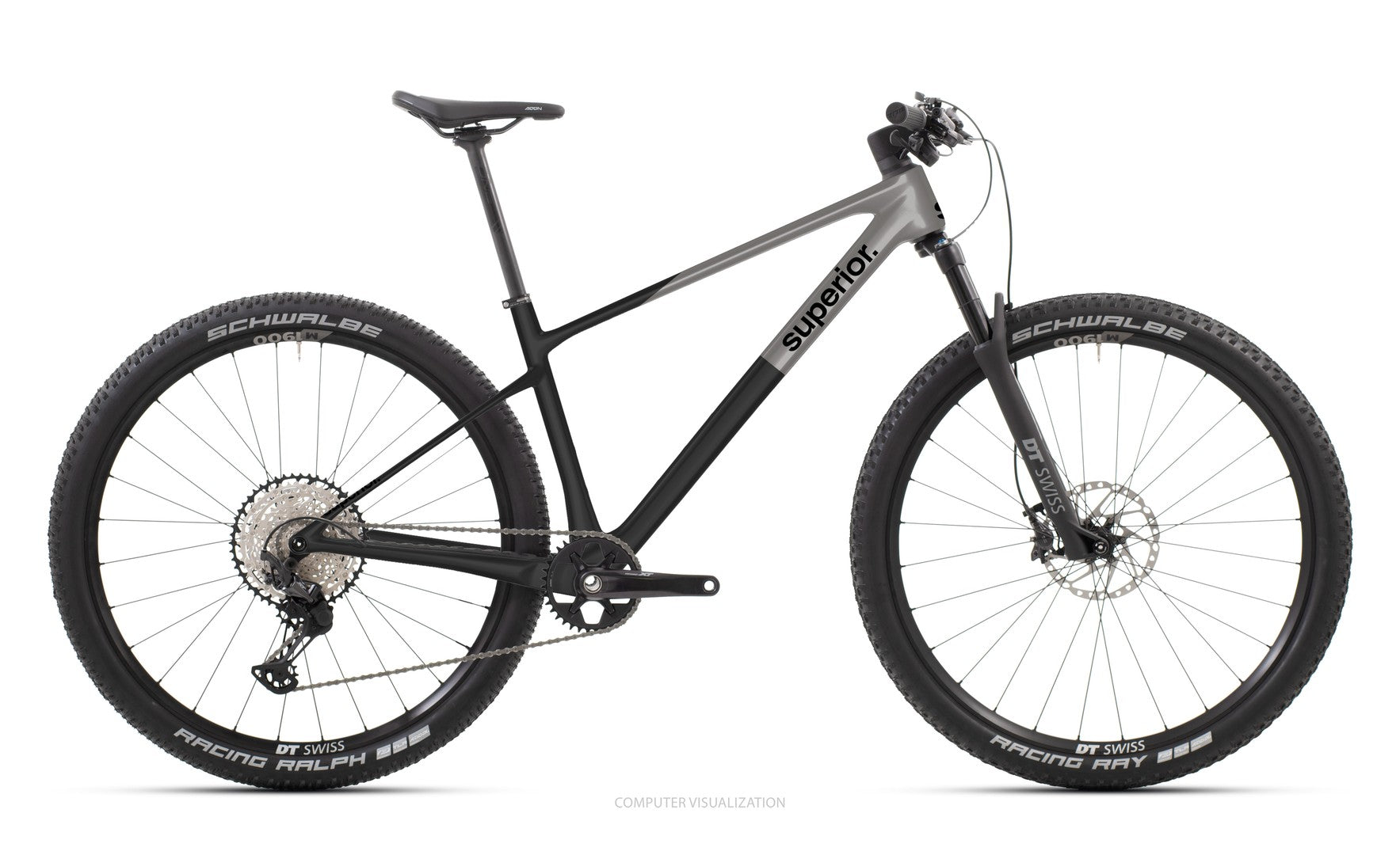 Bicicleta Superior XP 9.1 29 Matte Dark Chrome/Carbon 17.5 - (M)