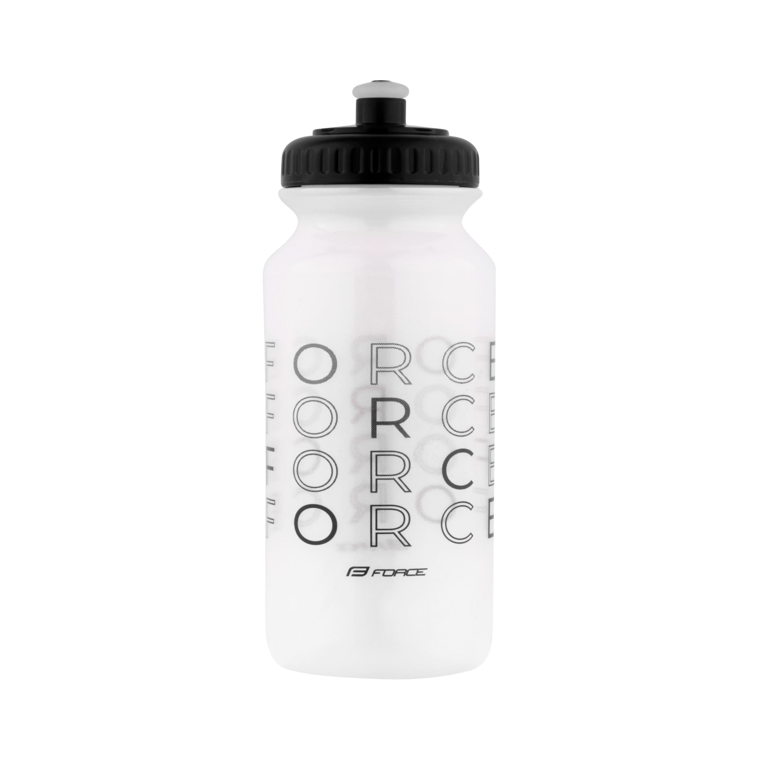 Bidon Force ENJOY 500ml, transparent-negru