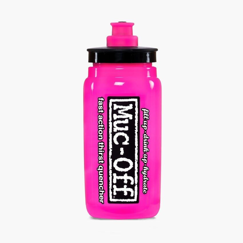 bidon muc off x elite fly water bottle roz 550ml