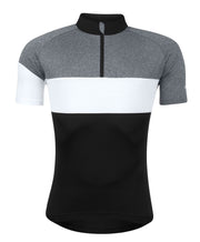 bluza ciclism force view maneci scurte negru gri alb xl scaled