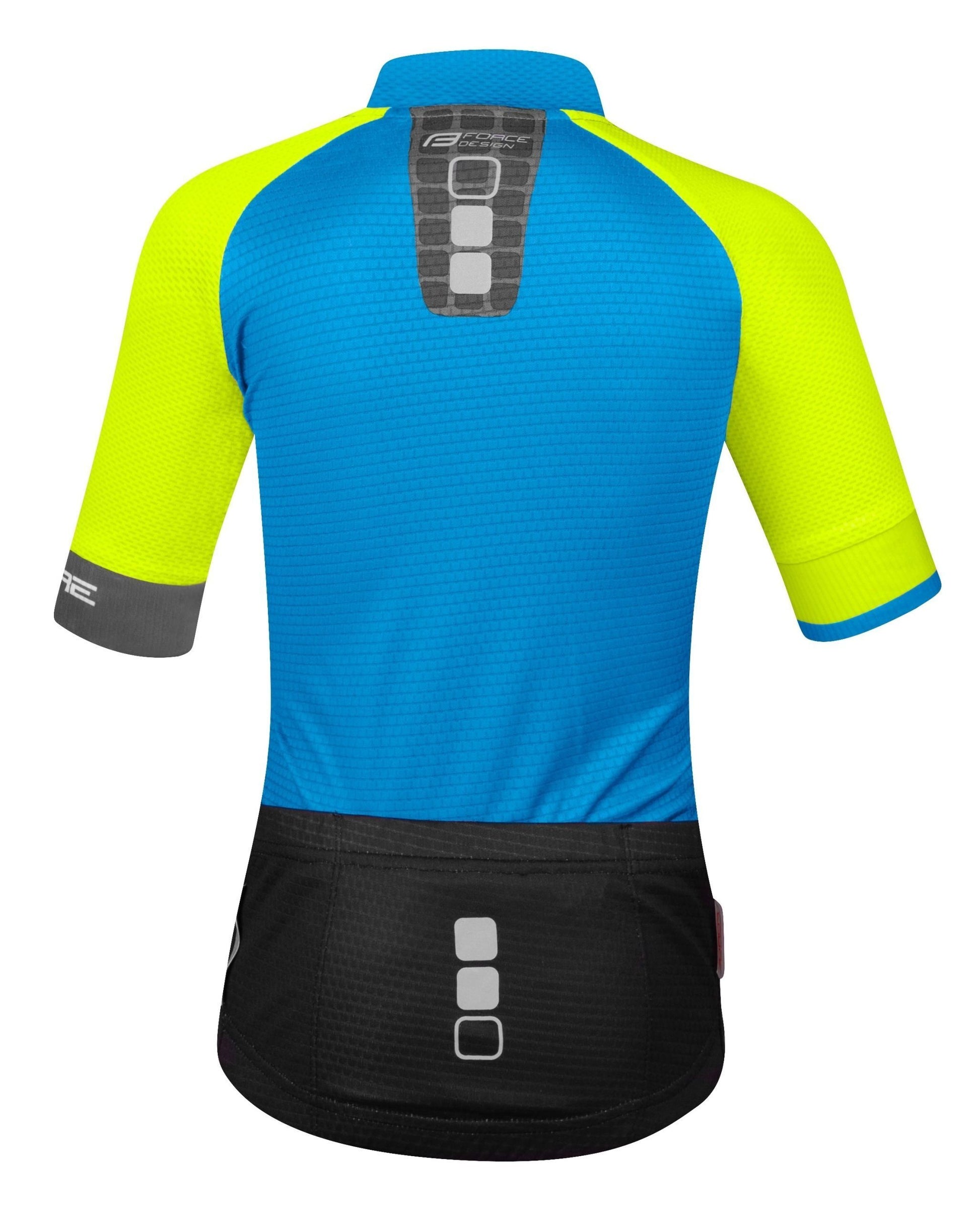 bluza copii force square fluo albastru 128 140cm 1 scaled