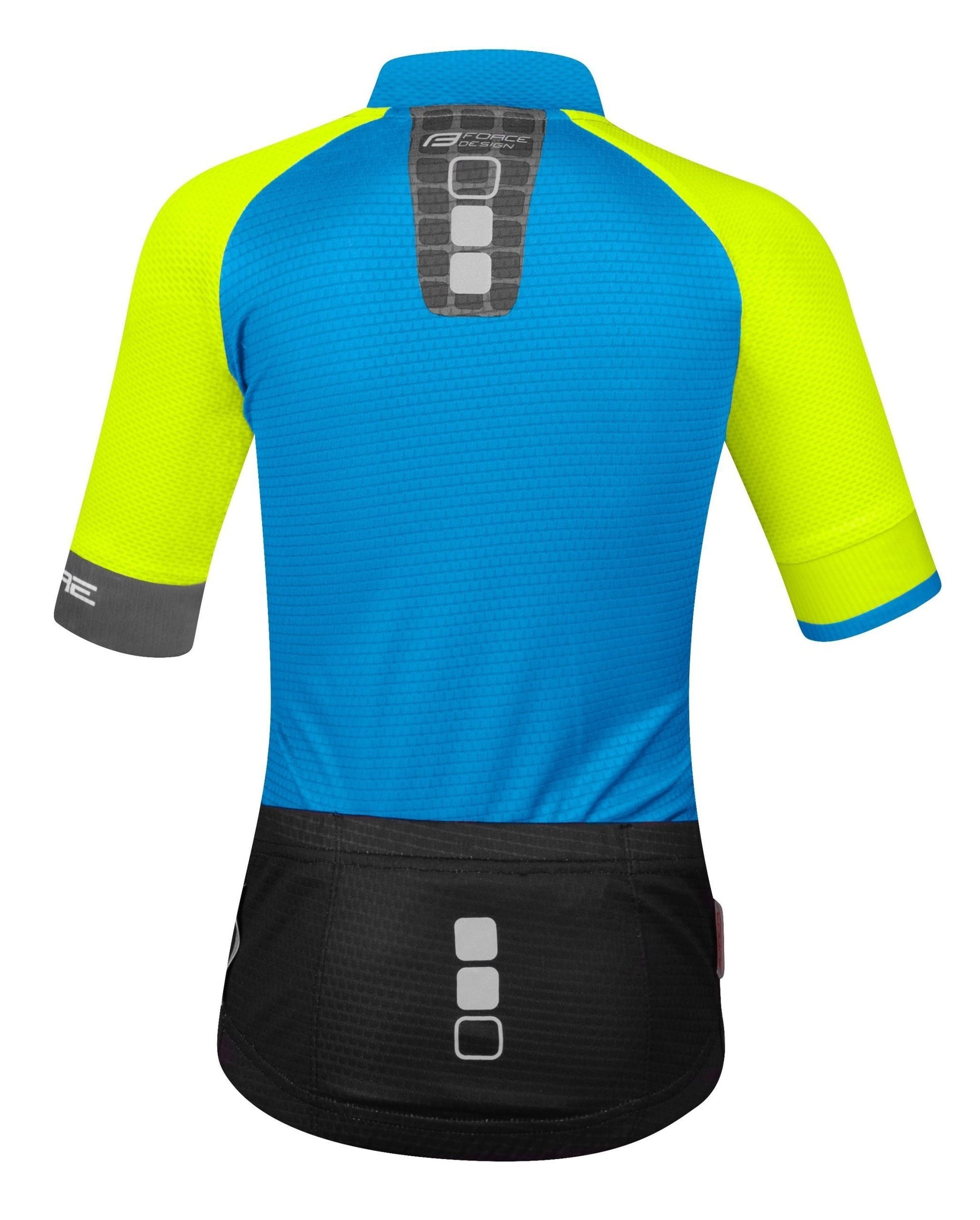 bluza copii force square fluo albastru 154 164 cm scaled