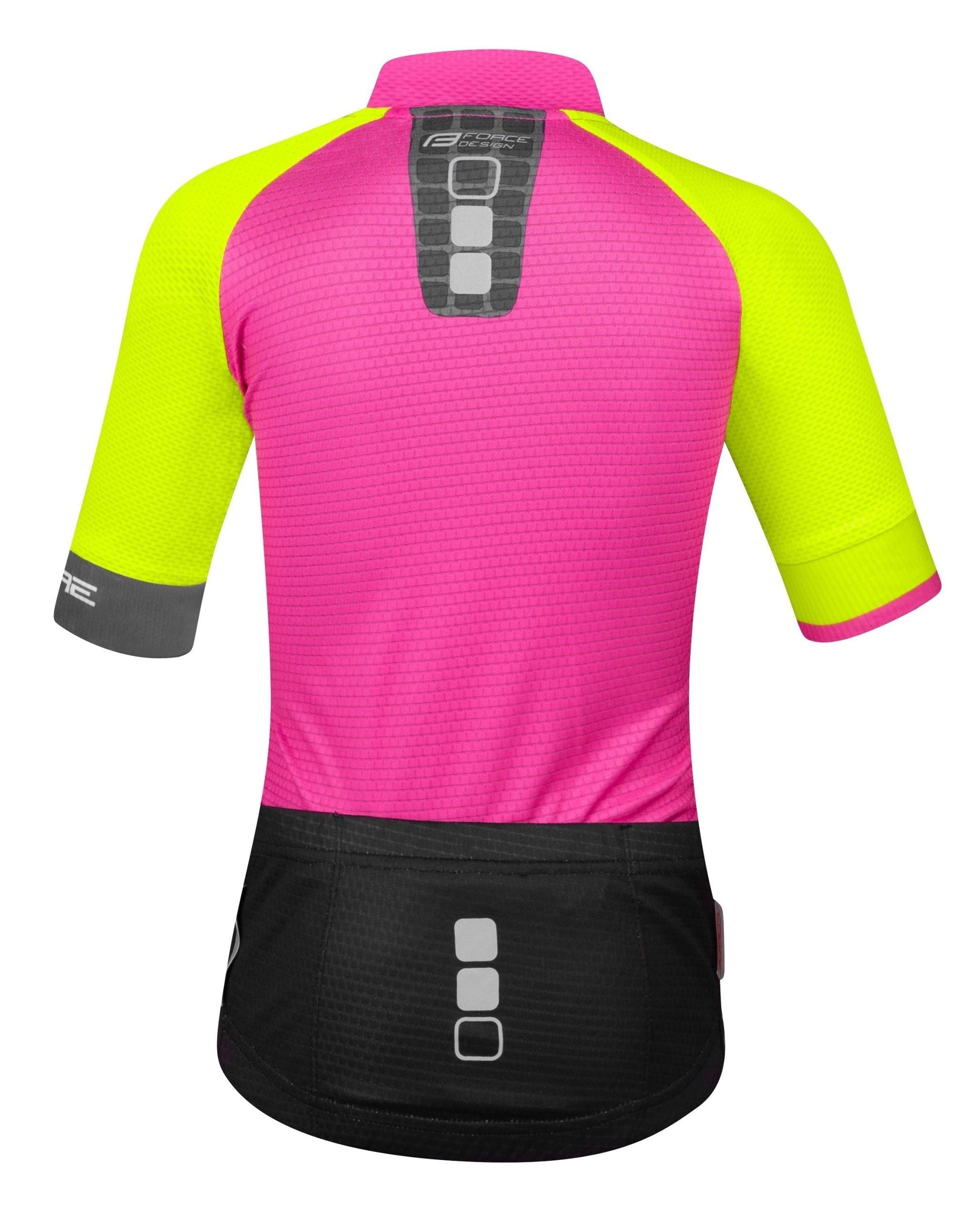 bluza copii force square fluo roz 128 140 cm 1 scaled