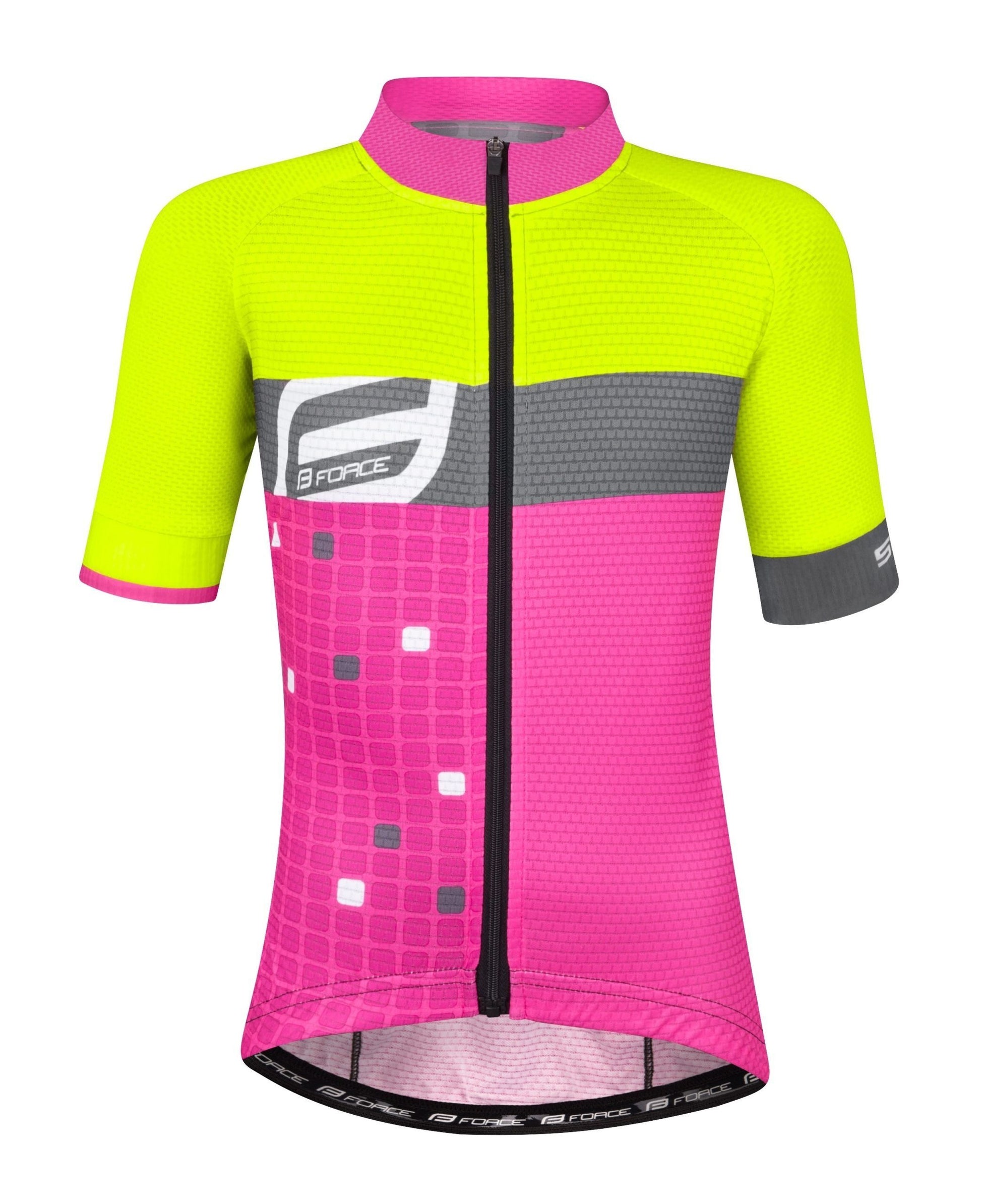 bluza copii force square fluo roz 128 140 cm scaled
