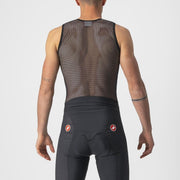 bluza corp fara maneci castelli core mesh 3 sl negru xxl