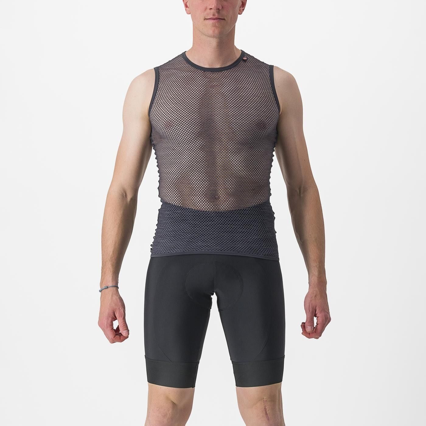bluza corp fara maneci castelli miracolo wool sl gri s 2