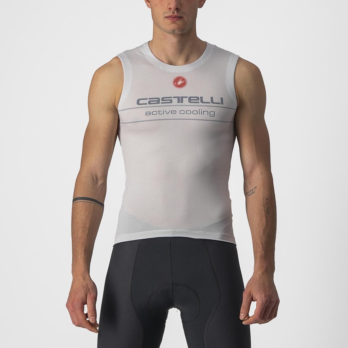 bluza corp fara maneci castelli pro issue sl alb xxl