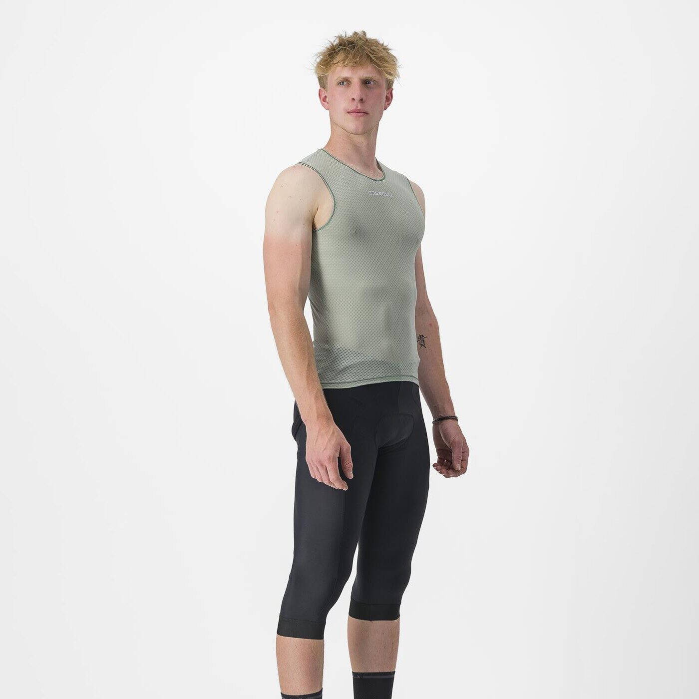 bluza corp fara maneci castelli pro mesh 20 sl vernil l 3