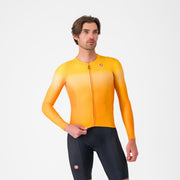 Bluza cu maneca lunga Castelli UPF LS, pentru barbati, portocaliu aprins S