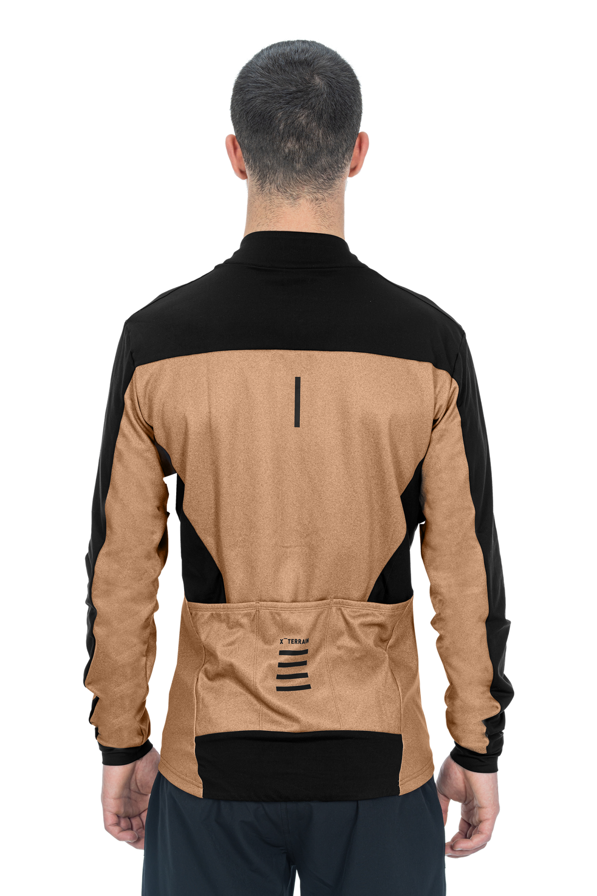 Bluza CUBE ATX Full Zip CMPT L/S Brown/Black