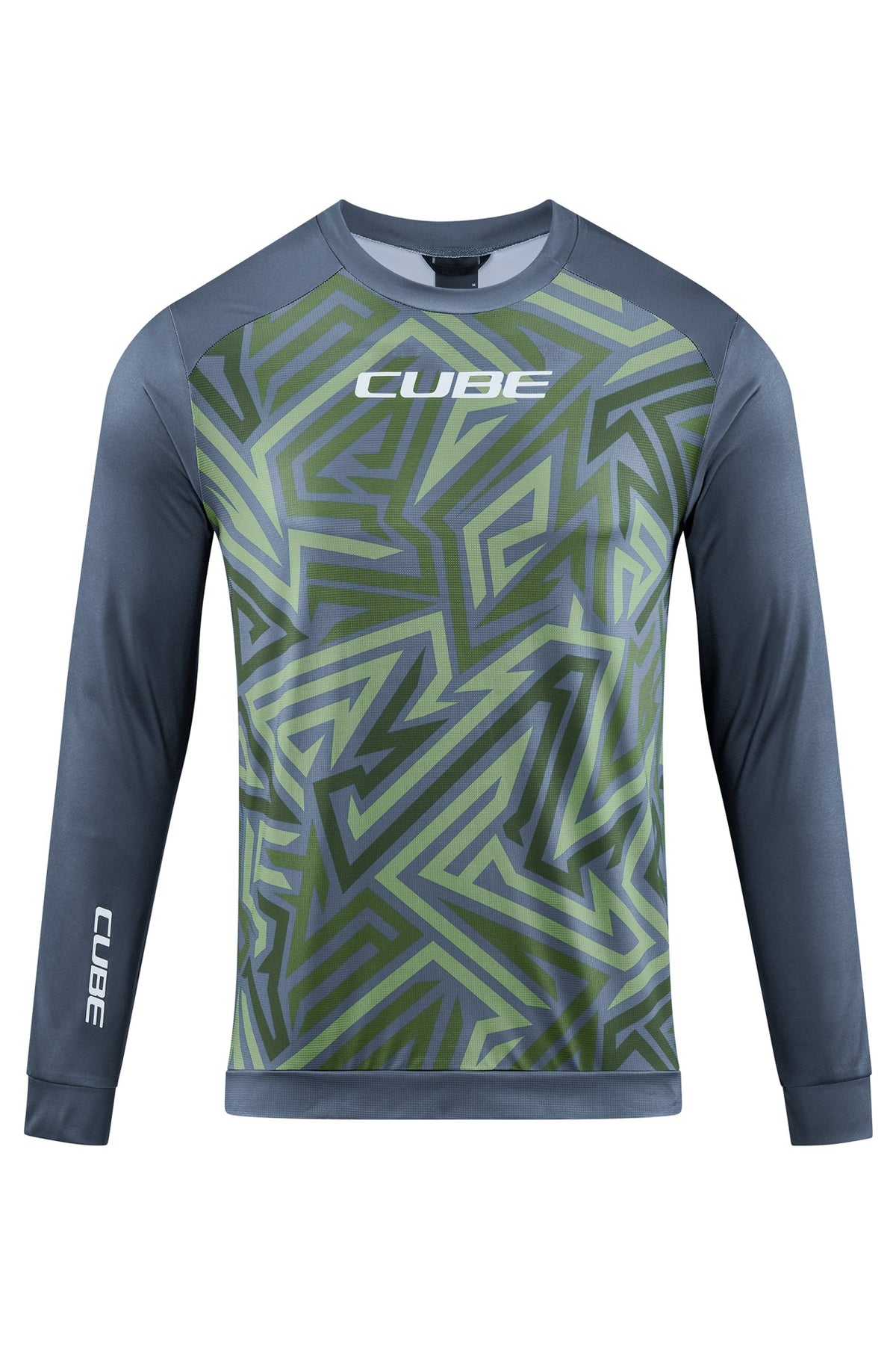 Bluza CUBE ATX Round Neck TM L/S Olive Grey