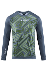 Bluza CUBE ATX Round Neck TM L/S Olive Grey