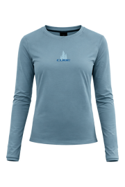 Bluza CUBE MTB WS Round Neck Soft Touch L/S Blue