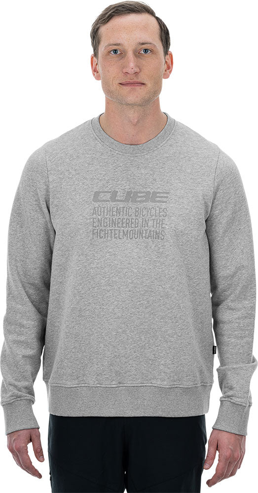 Bluza CUBE Organic Sweater Grey Melange