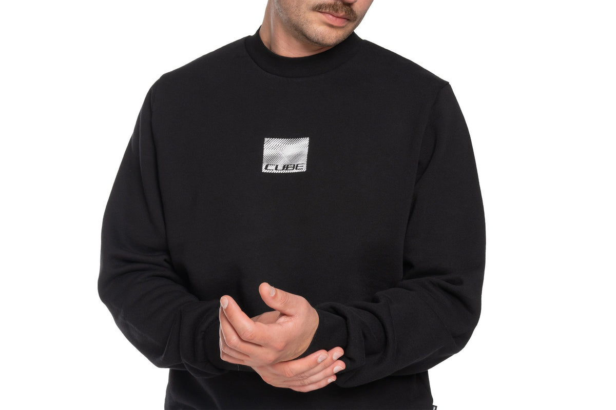 Bluză CUBE Organic Sweater Grid Black